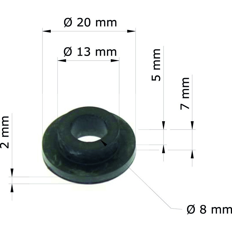Silentblock Honda XR650L 94-08/depósito 33718-GE2-690 GRM-115/10 (Juego de 10) - motoscamaralweb.com Silentblock Honda XR650L 94-08/depósito 33718-GE2-690 GRM-115/10 (Juego de 10) - motoscamaralweb.com