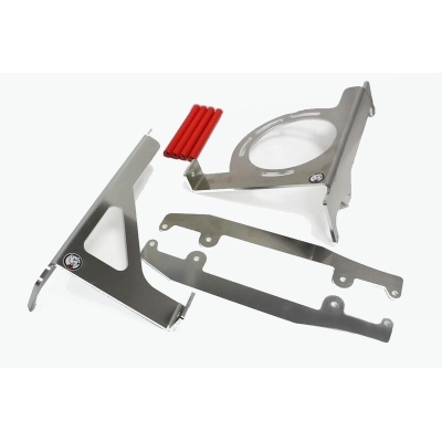 Protectores de radiador AXP aluminio/rojo Beta RR250/300 - motoscamaralweb.com