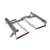 Protectores de radiador aluminio rojo AXP Honda AX1370 - motoscamaralweb.com