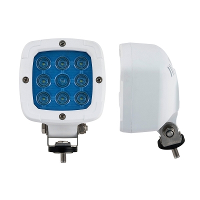 FARO DE TRABAJO ESTANCO 9 LED 1300 LM 12-36V CUADRADO BLANCO- motoscam