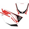 Kit adhesivos portanúmeros Blackbird Dream 4 Honda blanco - motoscamaralweb.com