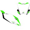Kit adhesivos portanúmeros Blackbird Dream 4 Kawasaki blanco - motoscamaralweb.com