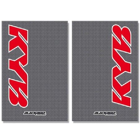 Adhesivos de horquilla Blackbird look carbono Kayaba 5015K - motoscamaralweb.com