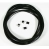 Junta de goma para pantallas MRA. negro. (1 metro) - motoscamaralweb.com