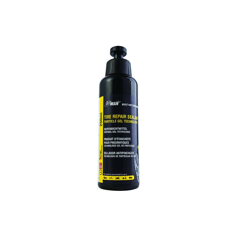 Liquido sellador antipinchazos 250 ml AIR MAN - motoscamaralweb.com Liquido sellador antipinchazos 250 ml AIR MAN - motoscamaralweb.com
