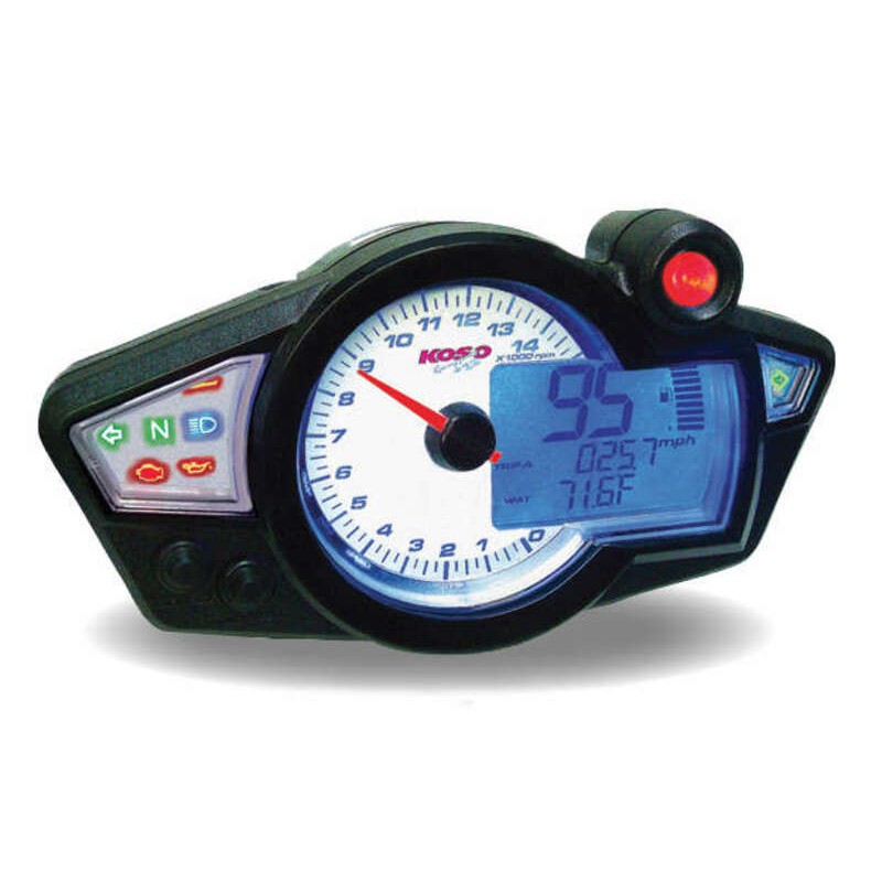 Marcador universal KOSO RX1N GP Style (blanco / azul) BA011220 - motoscamaralweb.com Marcador universal KOSO RX1N GP Style (blanco / azul) BA011220 - motoscamaralweb.com