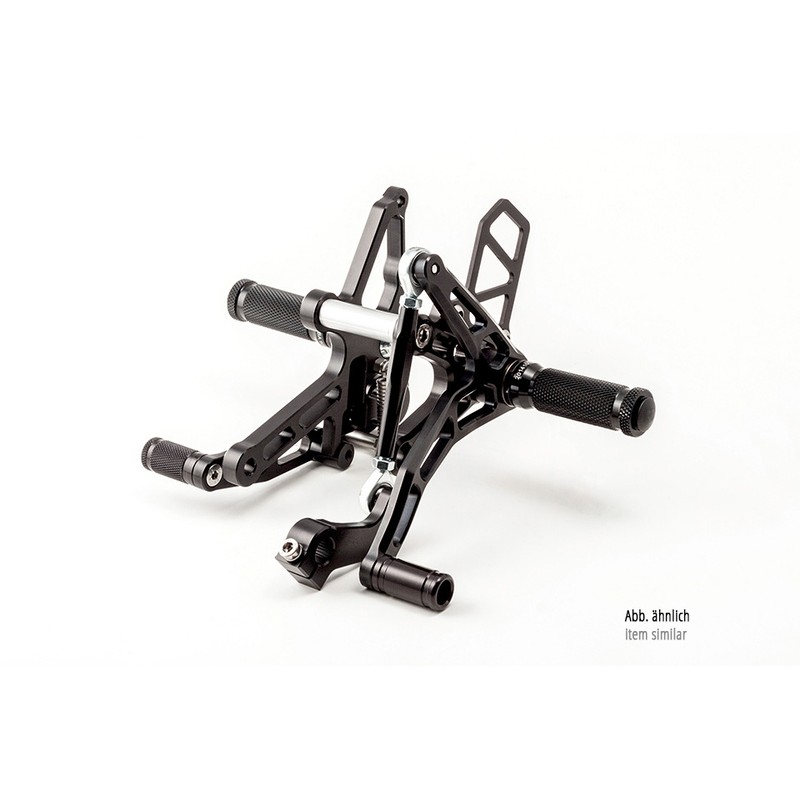 Estriberas retrasadas negras Z750 /R ´07- / Z1000 ´07- LSL 110K124 - motoscamaralweb.com Estriberas retrasadas negras Z750 /R ´07- / Z1000 ´07- LSL 110K124 - motoscamaralweb.com