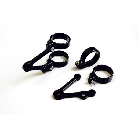 Soporte de faro delantero 39mm con intermitente LSL 143LT39B - motoscamaralweb.com