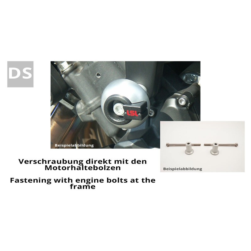 Kit montaje protectores de carenado CBR600F `99-´06 LSL 550H086 - motoscamaralweb.com Kit montaje protectores de carenado CBR600F `99-´06 LSL 550H086 - motoscamaralweb.com