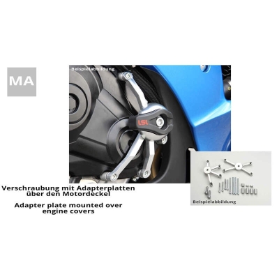 Kit montaje protectores de carenado Bandit GSX1250F LSL 550S125.1 - motoscamaralweb.com