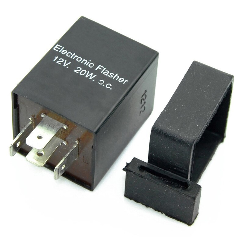 Intermitencia CC 12V 20W 4 Terminales con soporte de goma V PARTS - motoscamaralweb.com Intermitencia CC 12V 20W 4 Terminales con soporte de goma V PARTS - motoscamaralweb.com