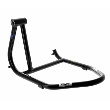 Estructura caballete de paddock Bihr basculante monobrazo izquierdo negro - motoscamaralweb.com