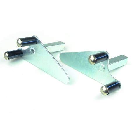 Soportes pivotantes para caballete delantero bajo la horquilla - motoscamaralweb.com