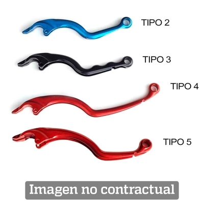 Maneta tipo 3 para bomba. Color ORO. (MLE3G) - motoscamaralweb.com