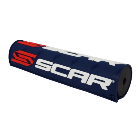 Morcilla SCAR para manillar con barra azul- motoscamaralweb.com