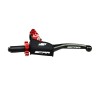Maneta SCAR plegable + soporte universal. ajuste color rojo - motoscamaralweb.com