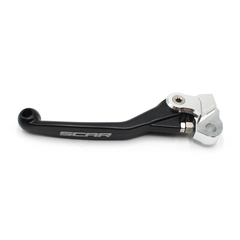 Maneta de embrague SCAR plegable negro - motoscamaralweb.com Maneta de embrague SCAR plegable negro - motoscamaralweb.com