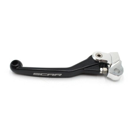 Maneta de embrague SCAR plegable negro - motoscamaralweb.com