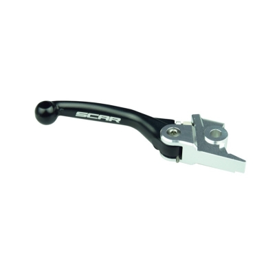 Maneta de freno SCAR FLEX plegable negro - motoscamaralweb.com