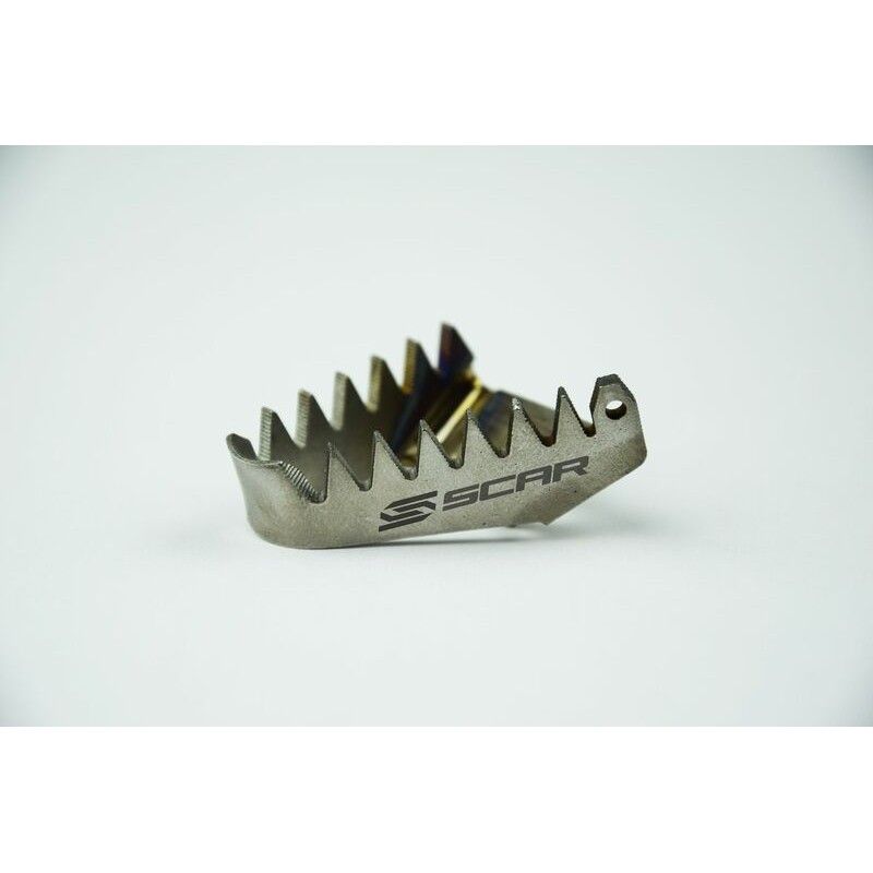 Puntera de titanio pedal de freno SCAR - motoscamaralweb.com Puntera de titanio pedal de freno SCAR - motoscamaralweb.com