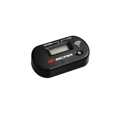 Cuenta horas inalambrico SCAR negro SWHM - motoscamaralweb.com