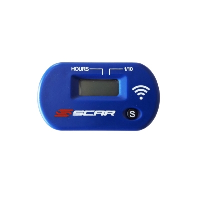 Cuenta horas inalambrico SCAR Azúl SWHMBL - motoscamaralweb.com