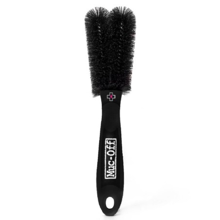 Cepillo de limpieza doble dentado Muc-Off Individual Brush 2 Prong - motoscamaralweb.com