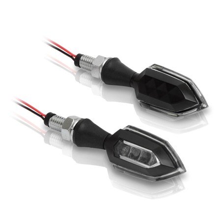 Juego de intermitentes LED V PARTS Zinc 12V / 1.6W (62x23mm) - motoscamaralweb.com