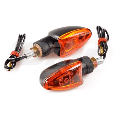Juego de intermitentes universales V PARTS brazo corto flexible 12V 21W - motoscamaralweb.com