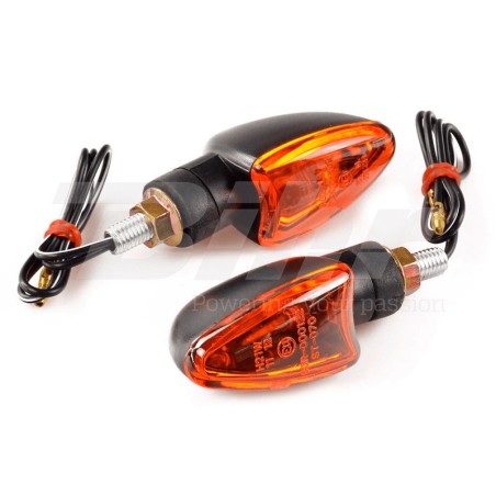 Juego de intermitentes universales V PARTS brazo corto flexible 12V 21W - motoscamaralweb.com