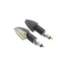 Juego de intermitentes LED universales V PARTS 12V/1W 41x23mm - motoscamaralweb.com