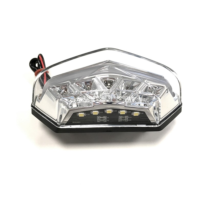 Piloto trasero + intermitentes integrados LED V Parts 12V2.3/4.2/1.1W 115x40mm - motoscamaralweb.com Piloto trasero + intermitentes integrados LED V Parts 12V2.3/4.2/1.1W 115x40mm - motoscamaralweb.com