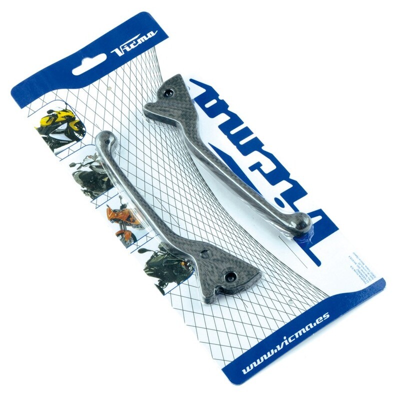 Juego de manetas V PARTS - Carbono - motoscamaralweb.com Juego de manetas V PARTS - Carbono - motoscamaralweb.com