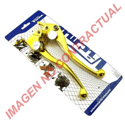 Juego de manetas V PARTS - Oro - motoscamaralweb.com