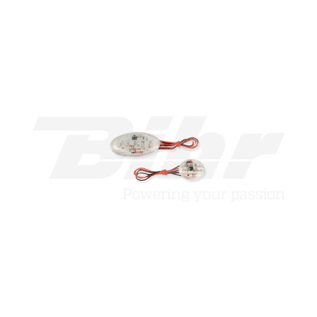 Piloto Flash mini 1 F Laser led azul V PARTS - motoscamaralweb.com