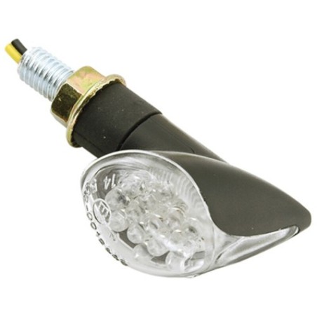 Juego de intermitentes LED V PARTS 12V / 1W (31x24mm) - motoscamaralweb.com