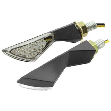 Juego de intermitentes LED V PARTS 12V / 1W (44x18mm) - motoscamaralweb.com
