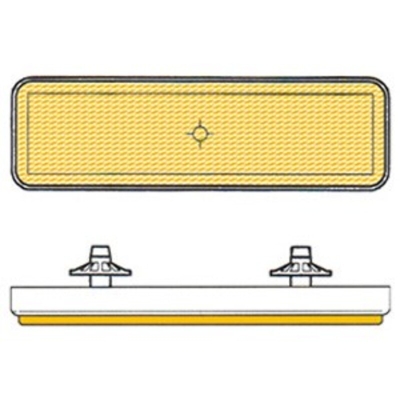 Catadióptrico rectangular lateral V PARTS - motoscamaralweb.com