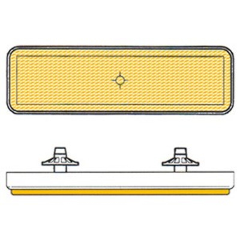 Catadióptrico rectangular lateral V PARTS - motoscamaralweb.com Catadióptrico rectangular lateral V PARTS - motoscamaralweb.com
