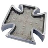 Piloto Universal Cruz de hierro a leds V PARTS - motoscamaralweb.com