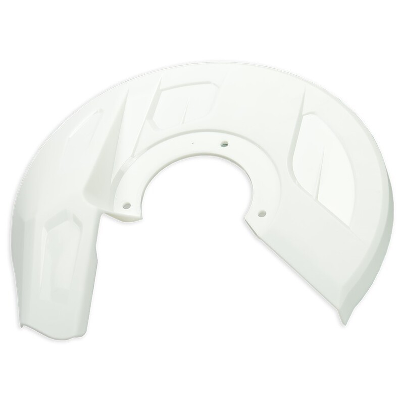 Protector disco delantero y pinza ART valido Ø270 blanco - motoscamaralweb.com Protector disco delantero y pinza ART valido Ø270 blanco - motoscamaralweb.com
