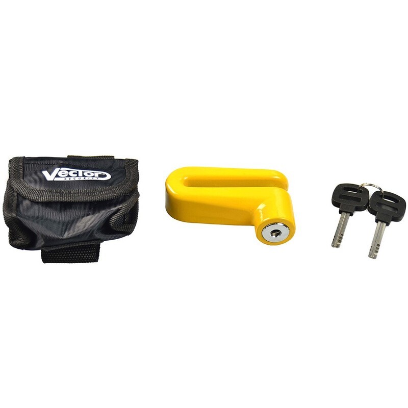Candado de disco VECTOR Disc Mini - Ø10mm - Amarillo - motoscamaralweb.com Candado de disco VECTOR Disc Mini - Ø10mm - Amarillo - motoscamaralweb.com