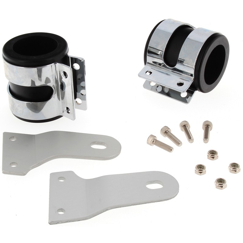 Soportes de faro delantero 45MM Largo 90MM - motoscamaralweb.com Soportes de faro delantero 45MM Largo 90MM - motoscamaralweb.com