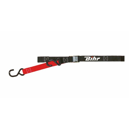 Correas de transporte Bihr negro/rojo - motoscamaralweb.com