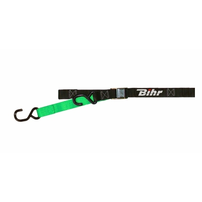Correas con hebilla bicolores BIHR negro/verde - motoscamaralweb.com