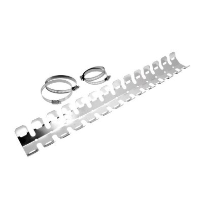Protector de escape de aluminio Con 4 abrazaderas - motoscamaralweb.com