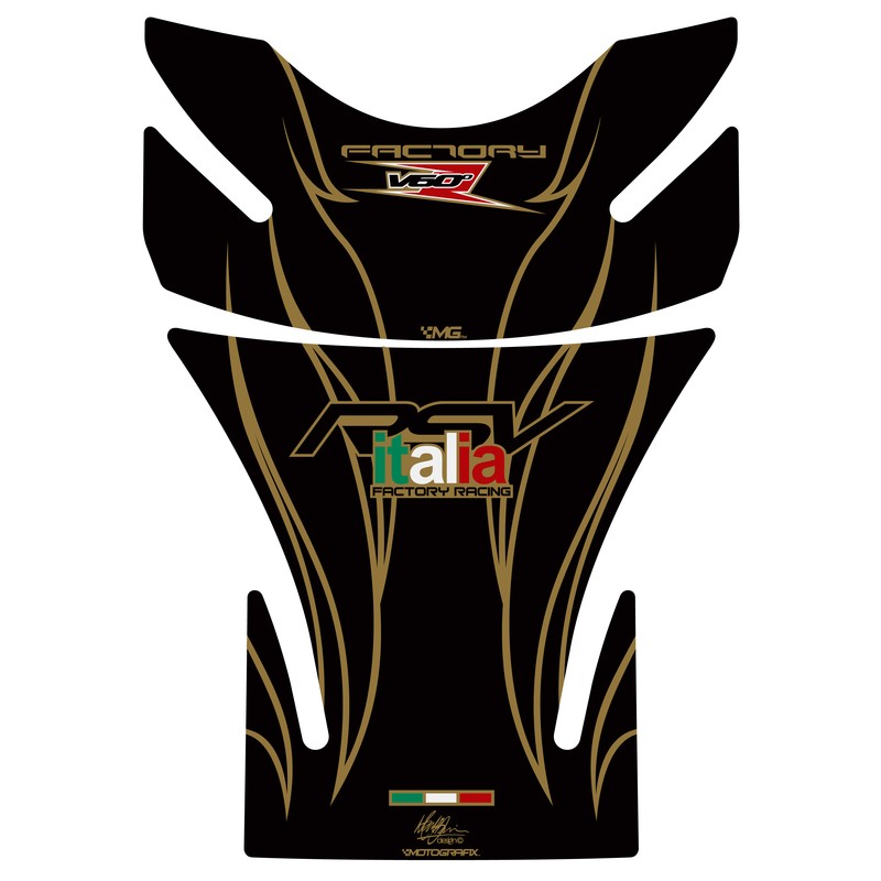 Protector de depósito Motografix RSV.RSV4 negro/oro - motoscamaralweb.com Protector de depósito Motografix RSV.RSV4 negro/oro - motoscamaralweb.com