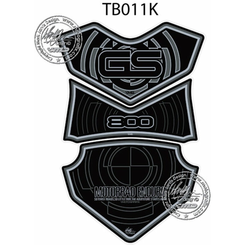 Protector de depósito Motografix F800GS Negro/Gris - motoscamaralweb.com