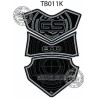 Protector de depósito Motografix F800GS Negro/Gris - motoscamaralweb.com