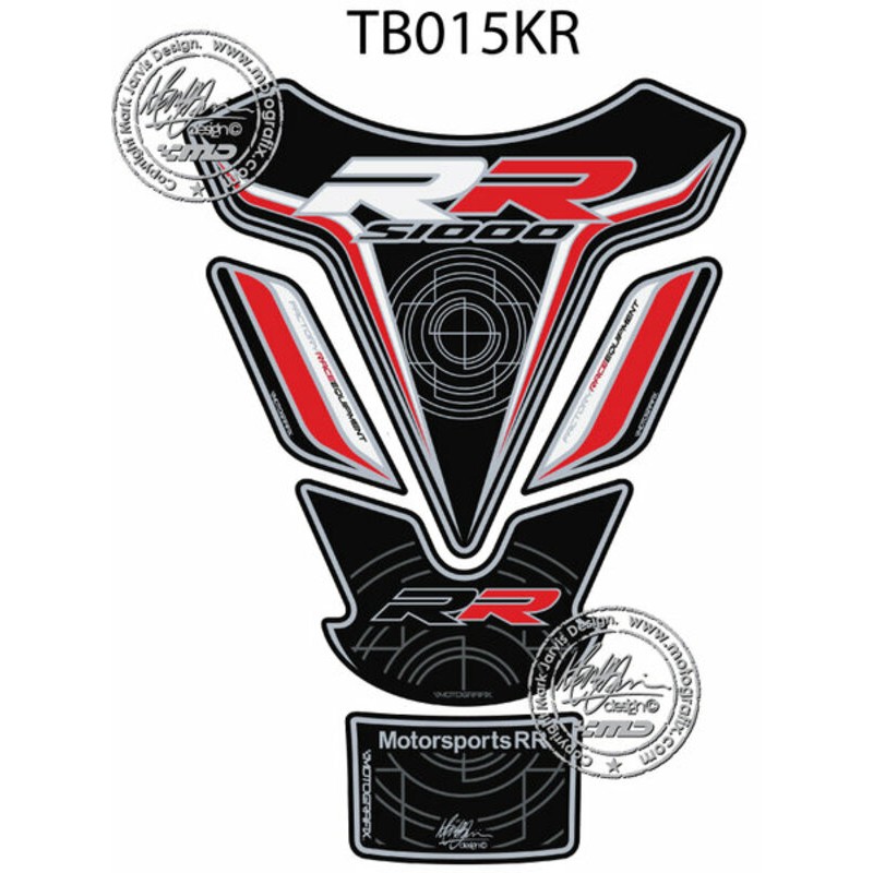 Protector de depósito Motografix S1000RR negro/blanco/rojo - motoscamaralweb.com Protector de depósito Motografix S1000RR negro/blanco/rojo - motoscamaralweb.com